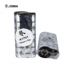 斑馬(ZEBRA) A1701 增強臘基碳帶 110mm*300m 大卷心 黑色