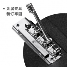 得力 5302 經濟型雙強力夾 A4 黑色 18mm