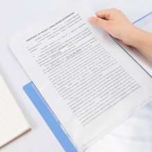 得力 5003ES 資料冊 A4 藍色 30頁