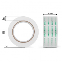 得力 30325 封箱膠帶 60mm*100y*50um 透明