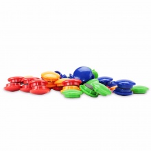 得力 8725 磁釘 φ30mm 混色 48粒/筒