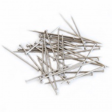 得力 0016 鍍鎳大頭針 24mm 銀色 50g/盒